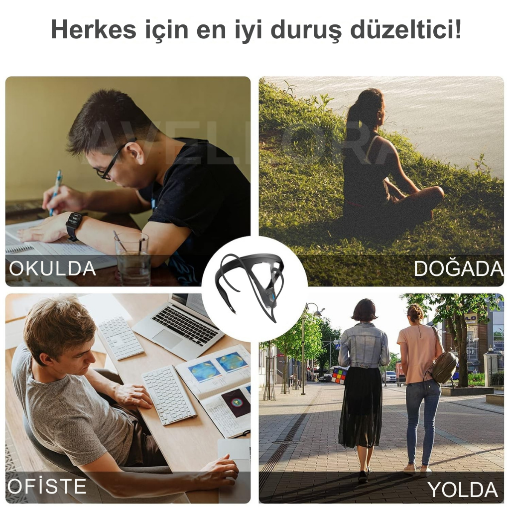Avellora™ PosturLine Dik Duruş Hatırlatıcı