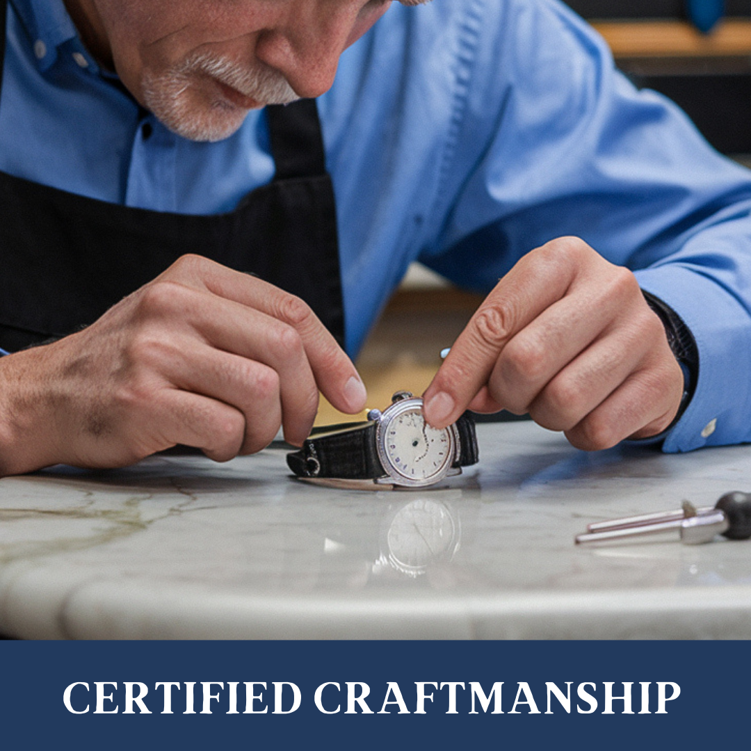 Gregory | Chrono Lunar Leather Watch | 44mm Thompson Watch